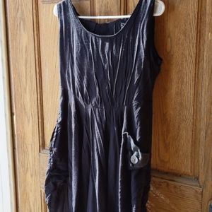 Black Hooded Witchy Dress